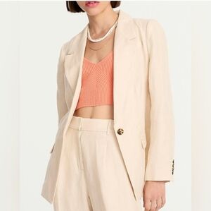 J. Crew Willa Women's Tan/Nude Blazer 6